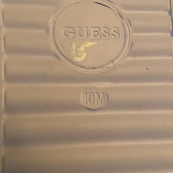 Guess Iridescent Slide Sandals Size 10 - Picture 5 of 8